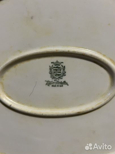 Тарелка, блюдо Weimar, ГДР