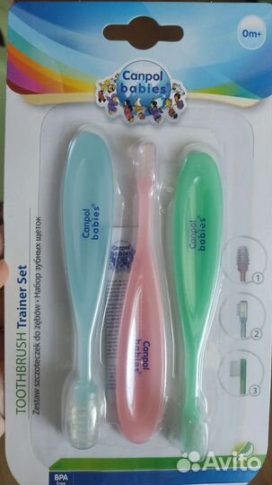 Набор зубных щеток Canpol Babies