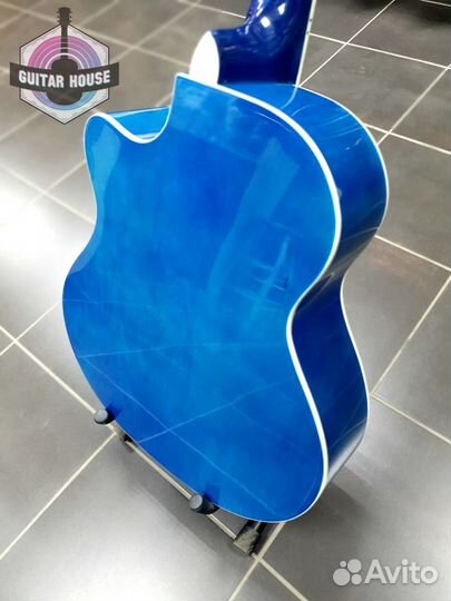 Акустическая гитара Новая Синяя