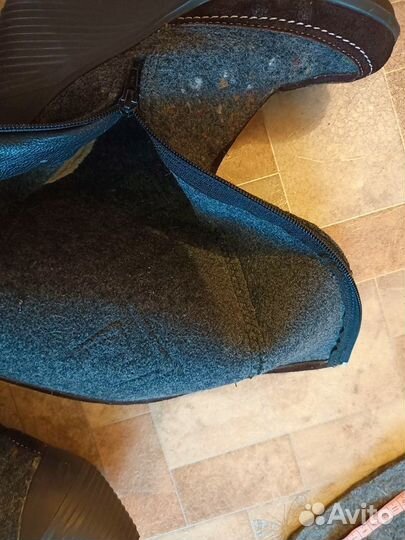 Сапоги валенки на танкетке