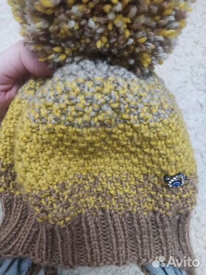 Шапка на девочку ог 50-52