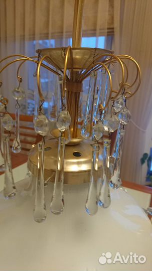 Люстра хрустальную СССР высота 52 см ширина 45