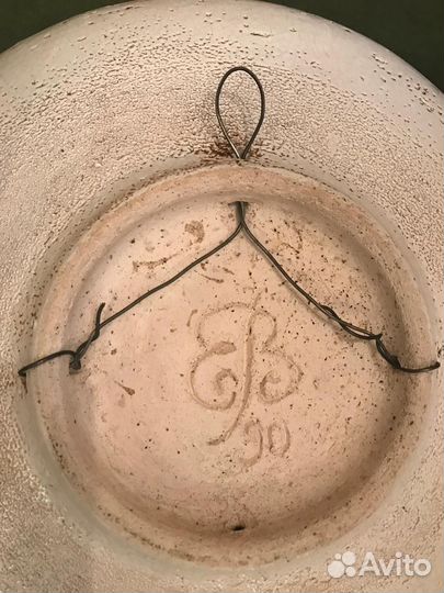 Парные тарелки СССР, диаметр 40 см, роскошные