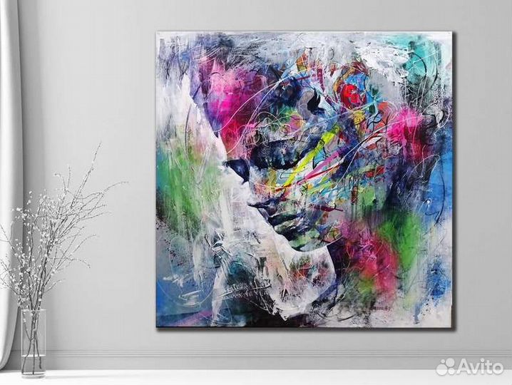 Картина маслом девушка портрет на заказ