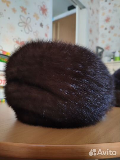 Шапка норковая женская 54