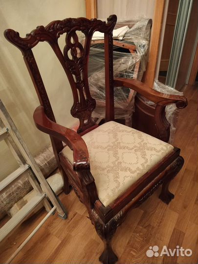 Стул массив красное дерево Индонейзия