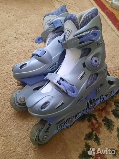 Роликовые коньки детские раздвижные