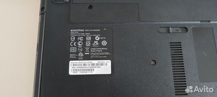 Ноутбук на запчасти