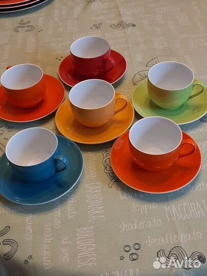 Набор посуды kaxla: чайные пары и тарелки