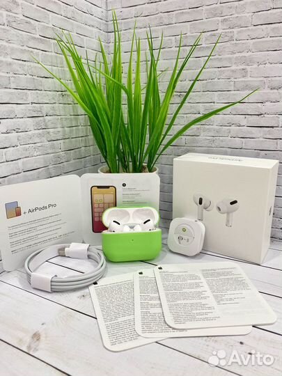 Airpods Pro новые + чехол + гарантия