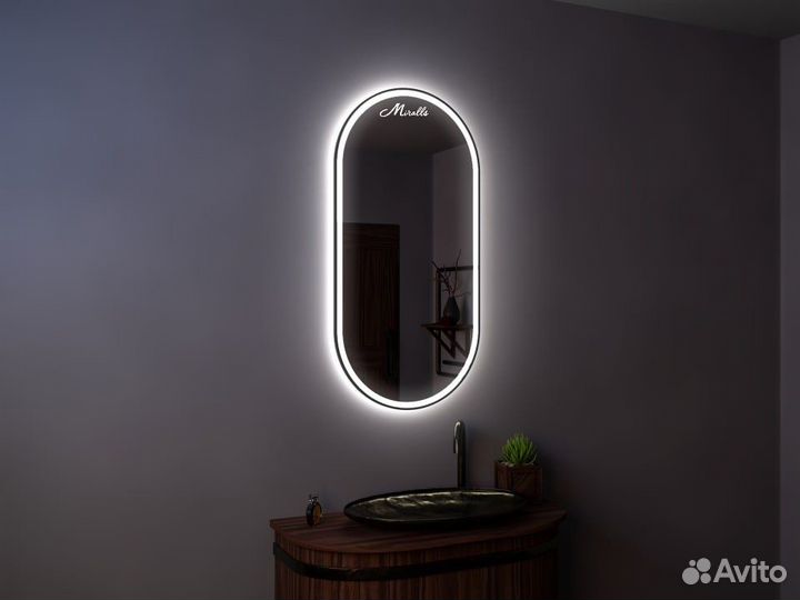 Зеркало в тонкой раме Ameli Plus Miralls