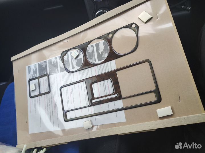 Комплект накладок под дерево Mitsubishi Pajero 2