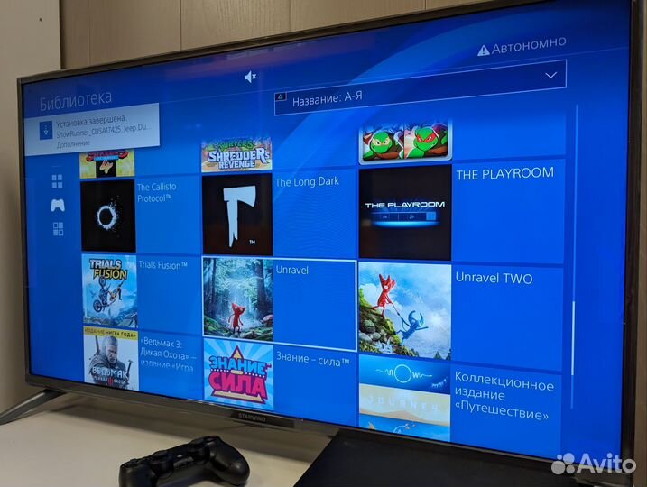 Прошитая ps4 pro 2tb + 50 игр + 2 геймпада