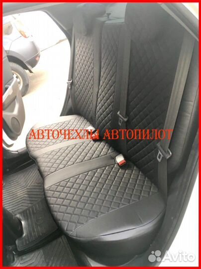 Чехлы Автопилот Volkswagen Golf+ Plus из экокожи