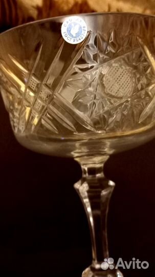 Конфетница хрустальная СССР