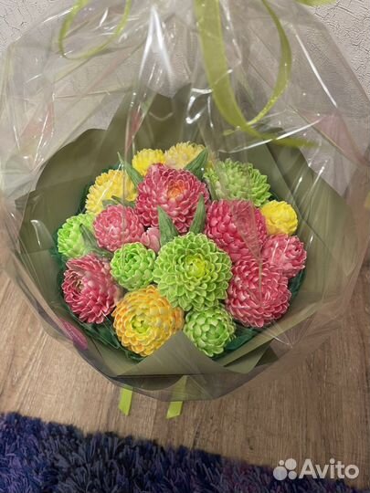 Зефирные букеты. Подарок. Цветы из зефира