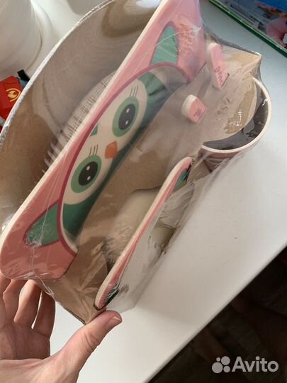 Набор детской посуды из бамбука