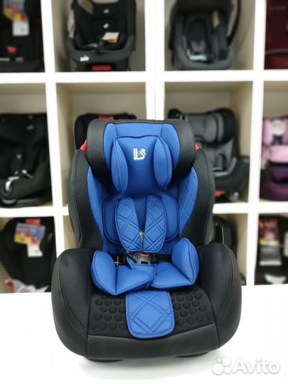 Автокресло 9-36кг изофикс LK thunder синий цвет