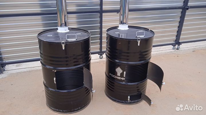 Бочка для сжигания мусора