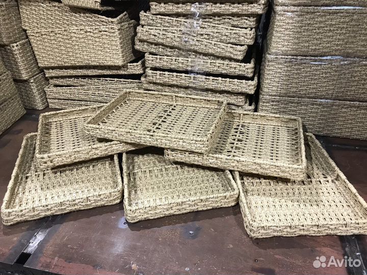 Плетеные корзины из полиротанга