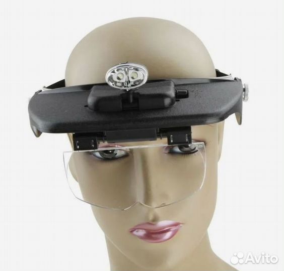 Лупа на голову с подсветкой Kromatech MG81001-A