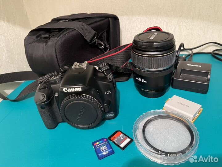 Canon EOS 450D Kit/обьектив EF-S 17-85mm + фильтр