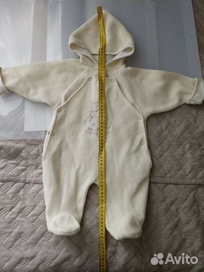 Флисовый комбинезон/поддева,68