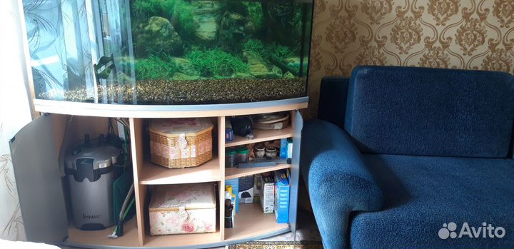 Аквариум с тумбой бу