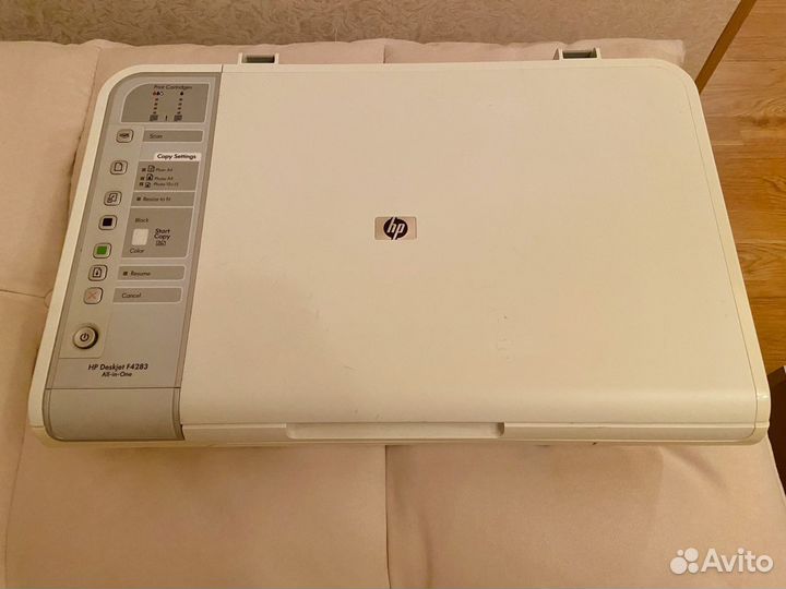 Принтер сканер копир струйный HP Deskjet F4283, цв