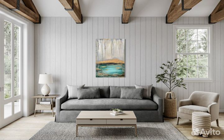 Абстрактная картина холст, акрил 50х70 см