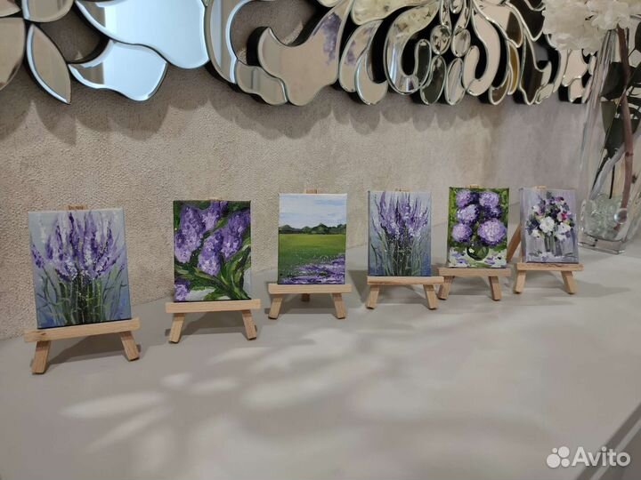 Картина маслом миниатюра 6*8