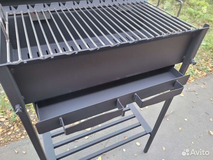 Мангал гриль с решеткой