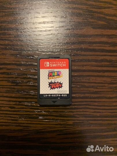 Super Mario 3-D world + Bowser fury картридж