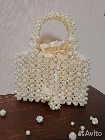 Сумка из бусин ручной работы