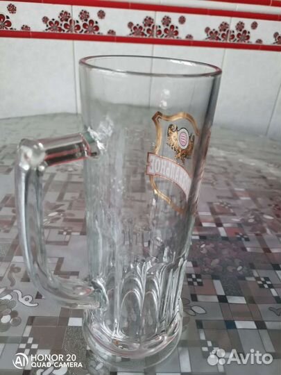 Рюмки, бокал для пива