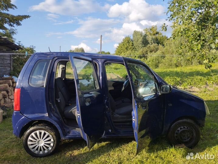 Opel Agila 1.0 МТ, 2003, битый, 200 000 км