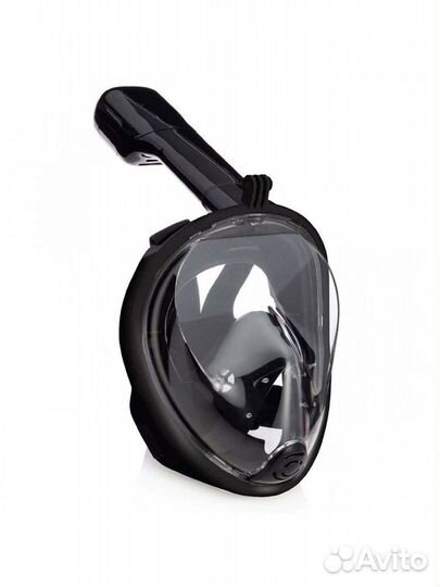 Маска для снорклинга для плавания черная