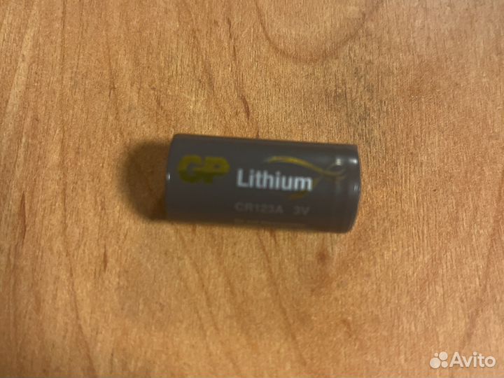 Батарейки GP lithium cr123a 3V
