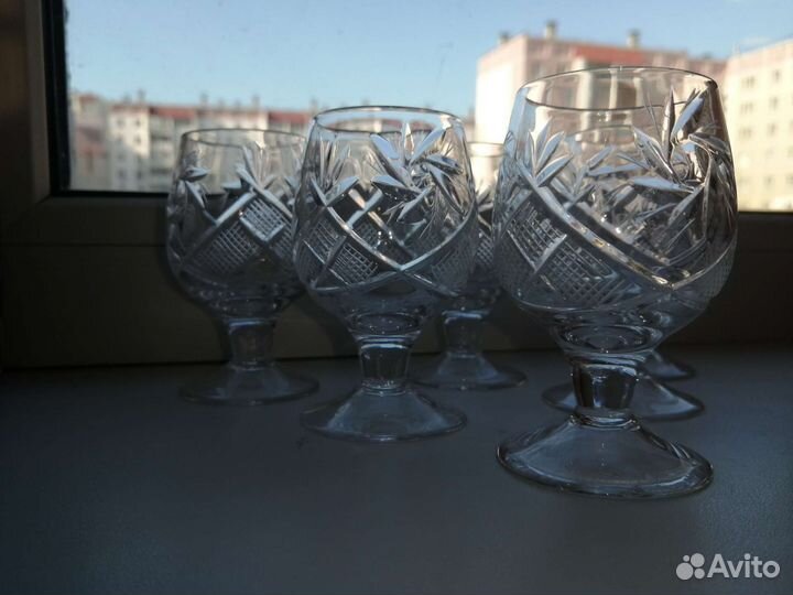 Хрустальные рюмки СССР