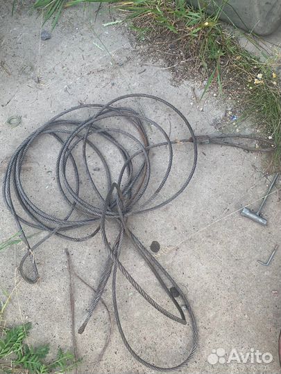 Трос буксировочный металлический