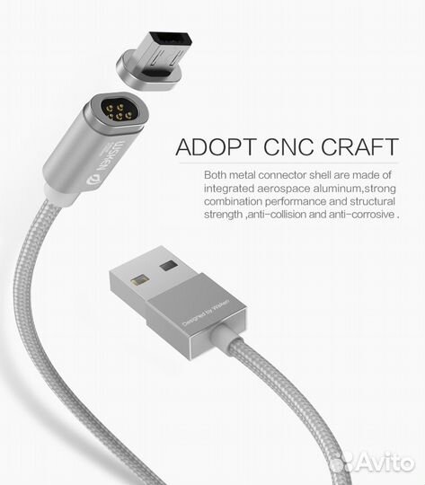 Wsken Magnetic cable Mini 2 micro usb