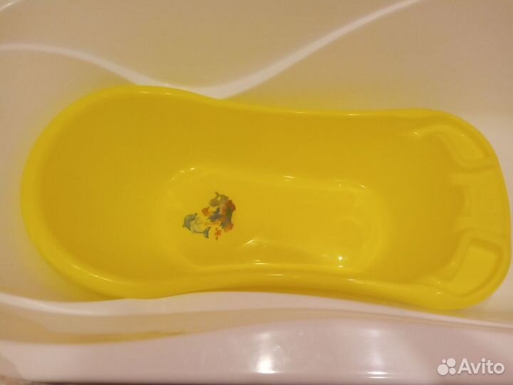 Ванночка детская для купания с горкой