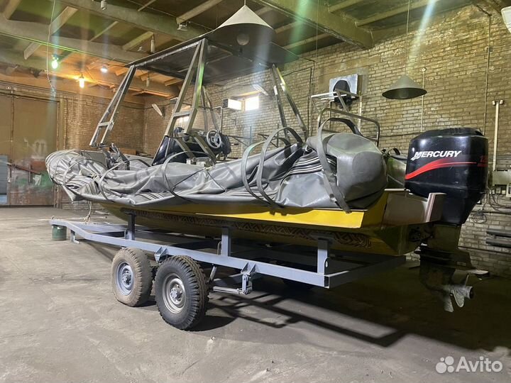 Алюминиевый RIB катер 7,7м