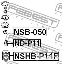 Втулка переднего амортизатора
