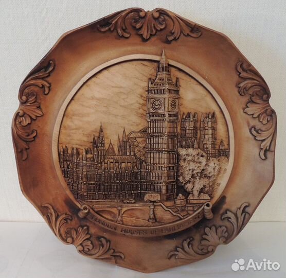 Декоративная настенная тарелка, Мальта, керамика