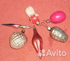 Игрушки елочные СССР