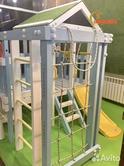 Игровой комплекс Савушка Baby 1 голубой