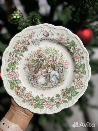 Винтажная тарелка Royal Doulton (Англия)