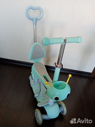 Детский самокат трансформер