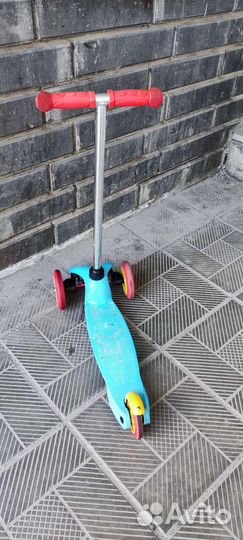 Самокат детский трехколесный бу